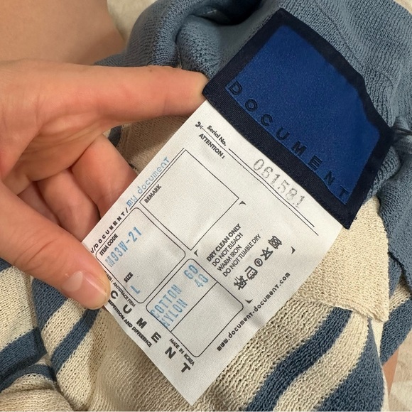 Document
Intarsia Knitting Stripe Sweater in Blue - Picture 8 of 8